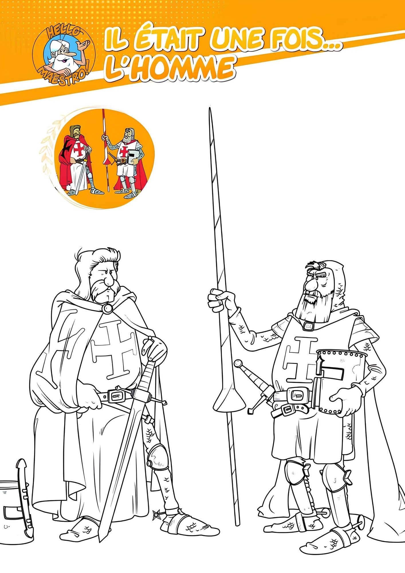 Coloriage Les Chevaliers Du Moyen Age Coloriage Hello Maestro Il Etait Une Fois L Homme Coloriages Dessins Animes Coloriage Les Chevaliers Du Moyen Age Coloriage Hello Maestro Il Etait Une Fois L Homme Coloriages Dessins Animes