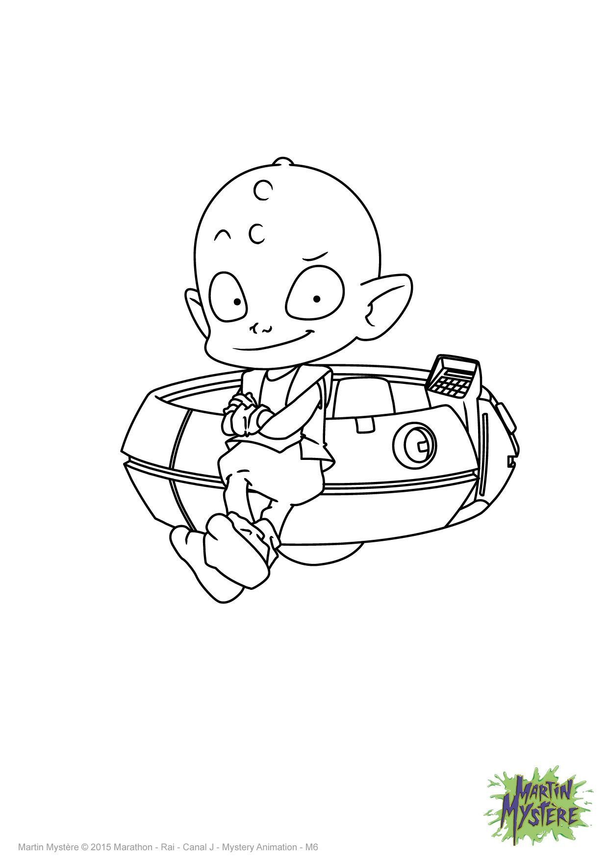 Coloriage Martin Mystere Billy Coloriage Martin Mystere Coloriages Dessins Animes