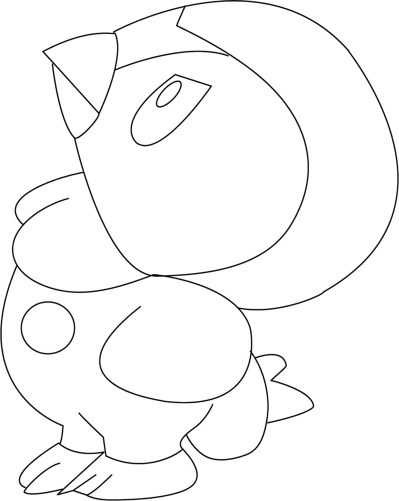 Coloriage Tiplouf Un Oiseau Pas Comme Les Autres Coloriage Pokemon Coloriages Dessins Animes
