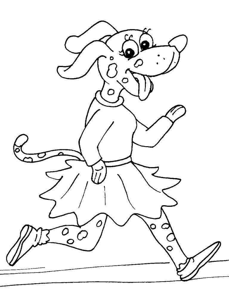 Chien 27 - Coloriages Animaux - Chiens