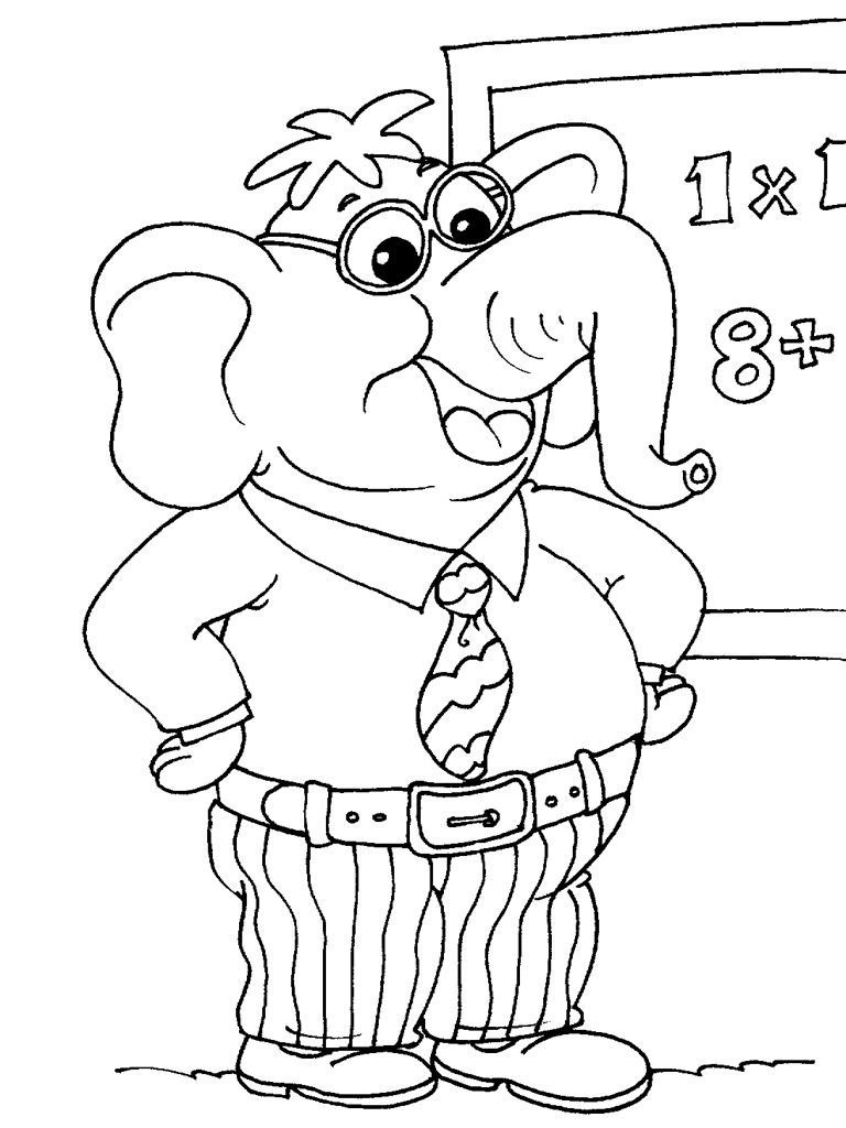 Coloriage Eléphant 19  Coloriage Elephants  Coloriages Animaux