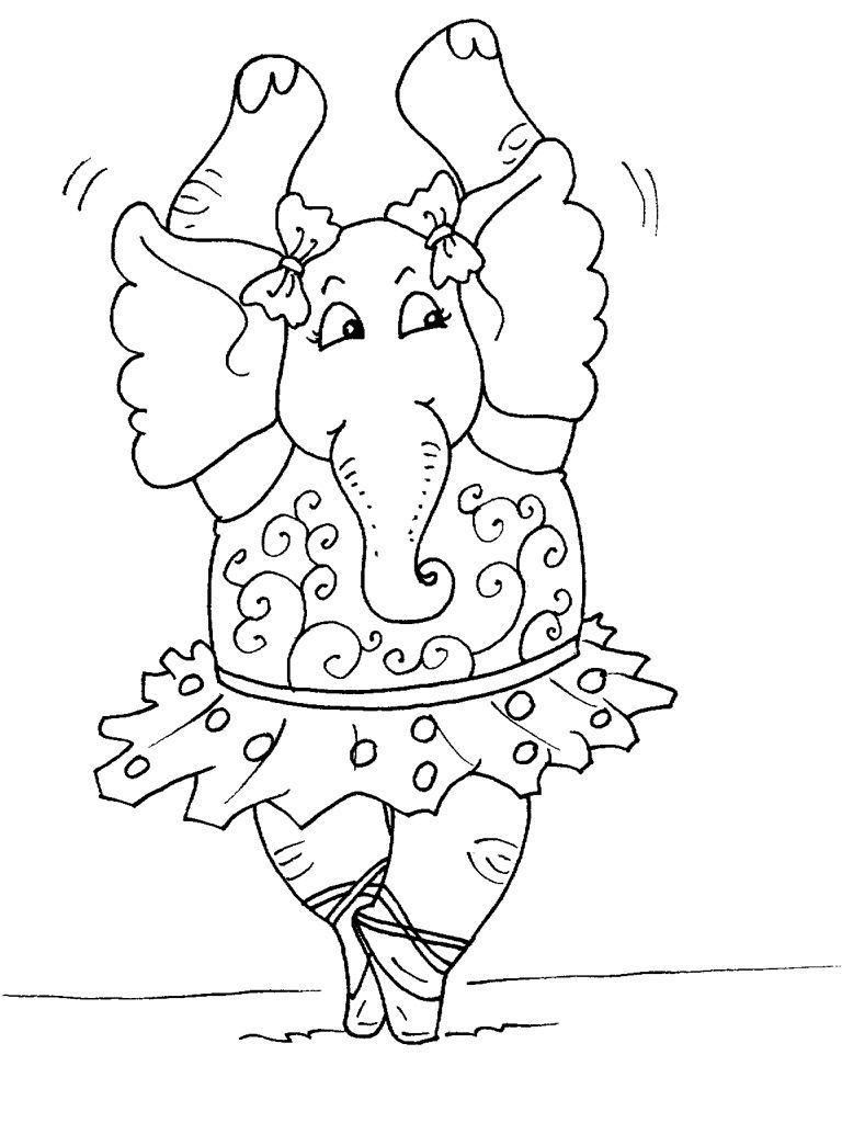Coloriage Eléphant 30  Coloriage Elephants  Coloriages Animaux