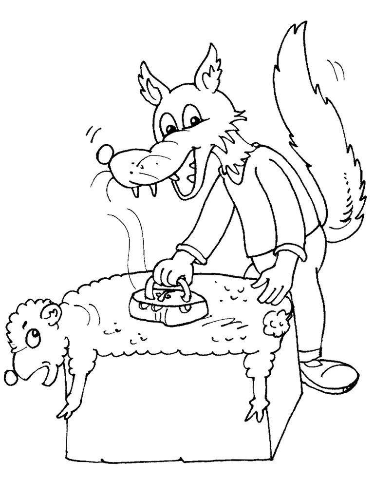 Coloriage Loup 16  Coloriage Loups  Coloriages Animaux