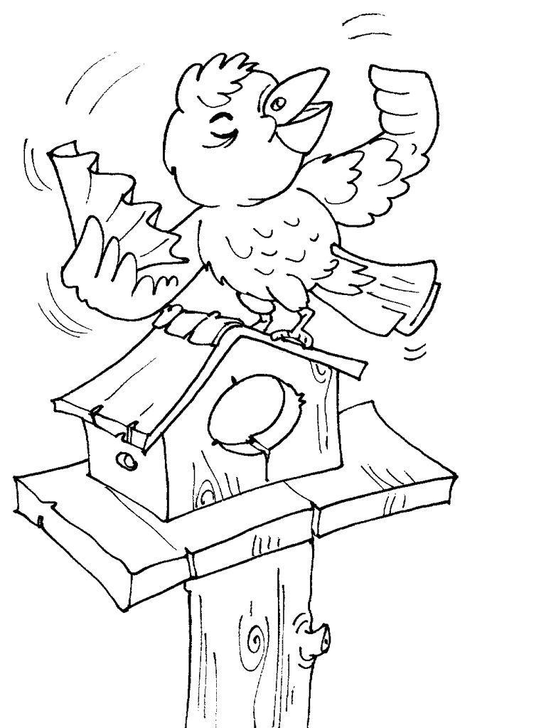 Coloriage Oiseau 24  Coloriage Oiseaux  Coloriages Animaux