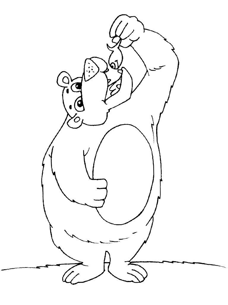 Coloriage Ours 26  Coloriage Ours  Coloriages Animaux