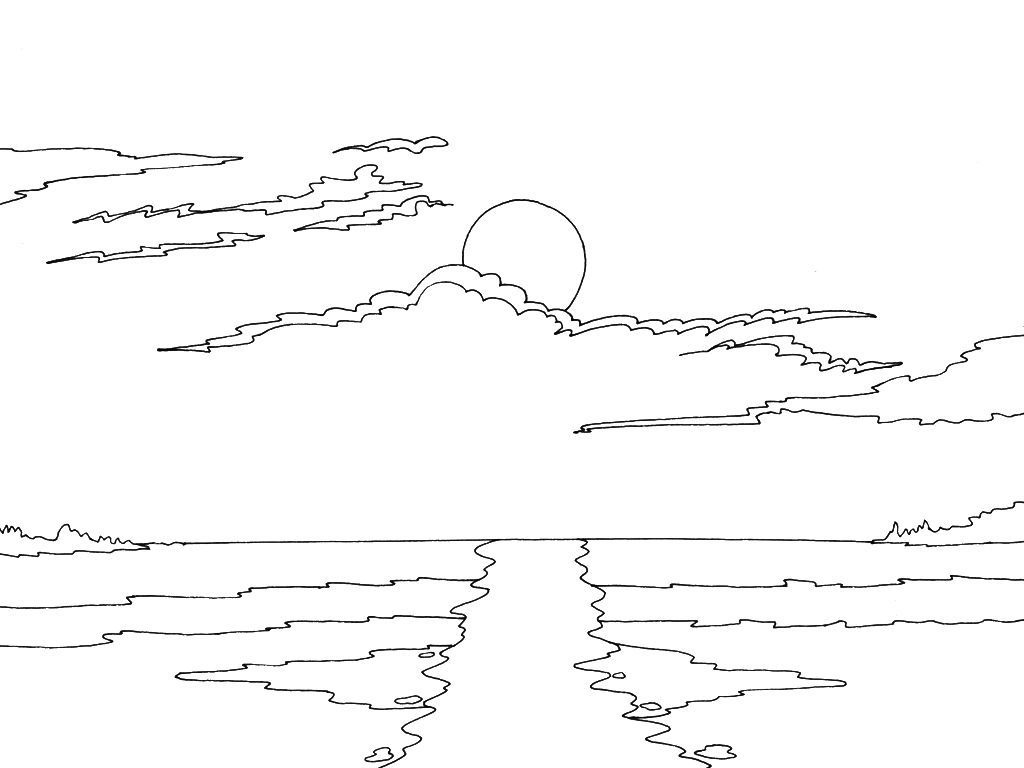 Coloriage Ciel 1 - Coloriage Ciel - Coloriages Ciel et espace