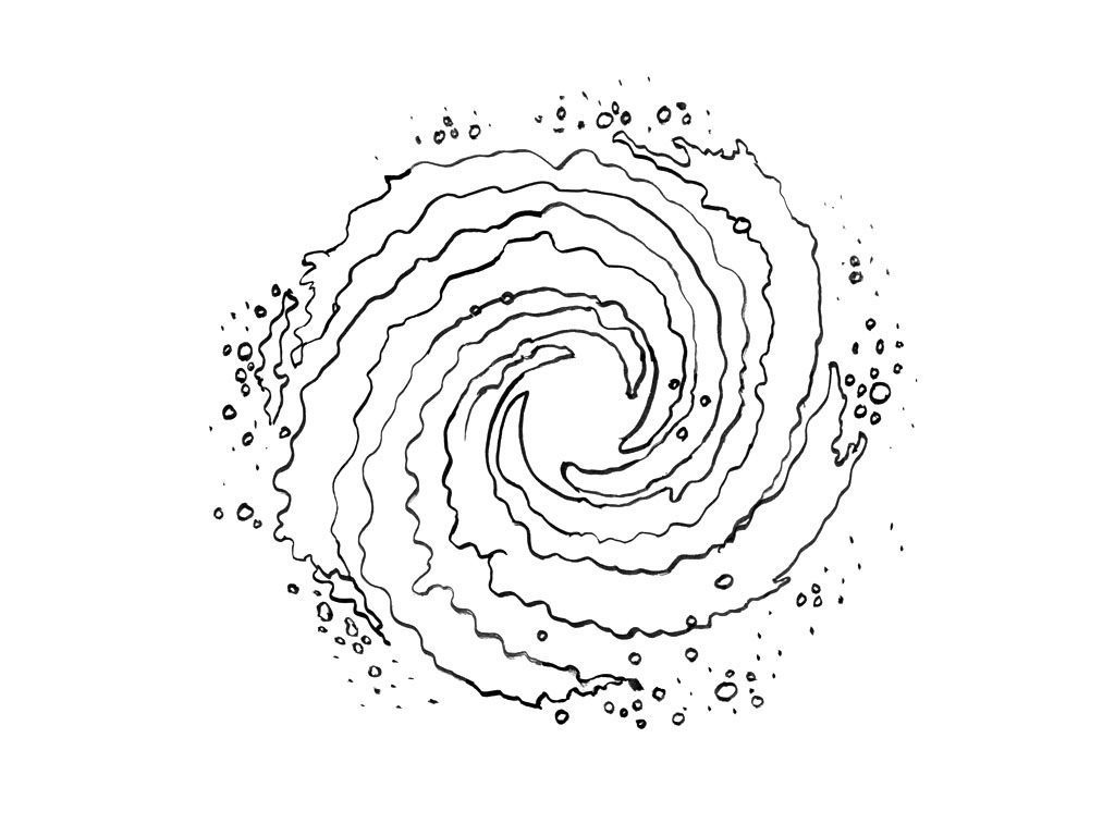 Coloriage Voie lactée 15 Coloriage Voies lactees Coloriages Ciel et