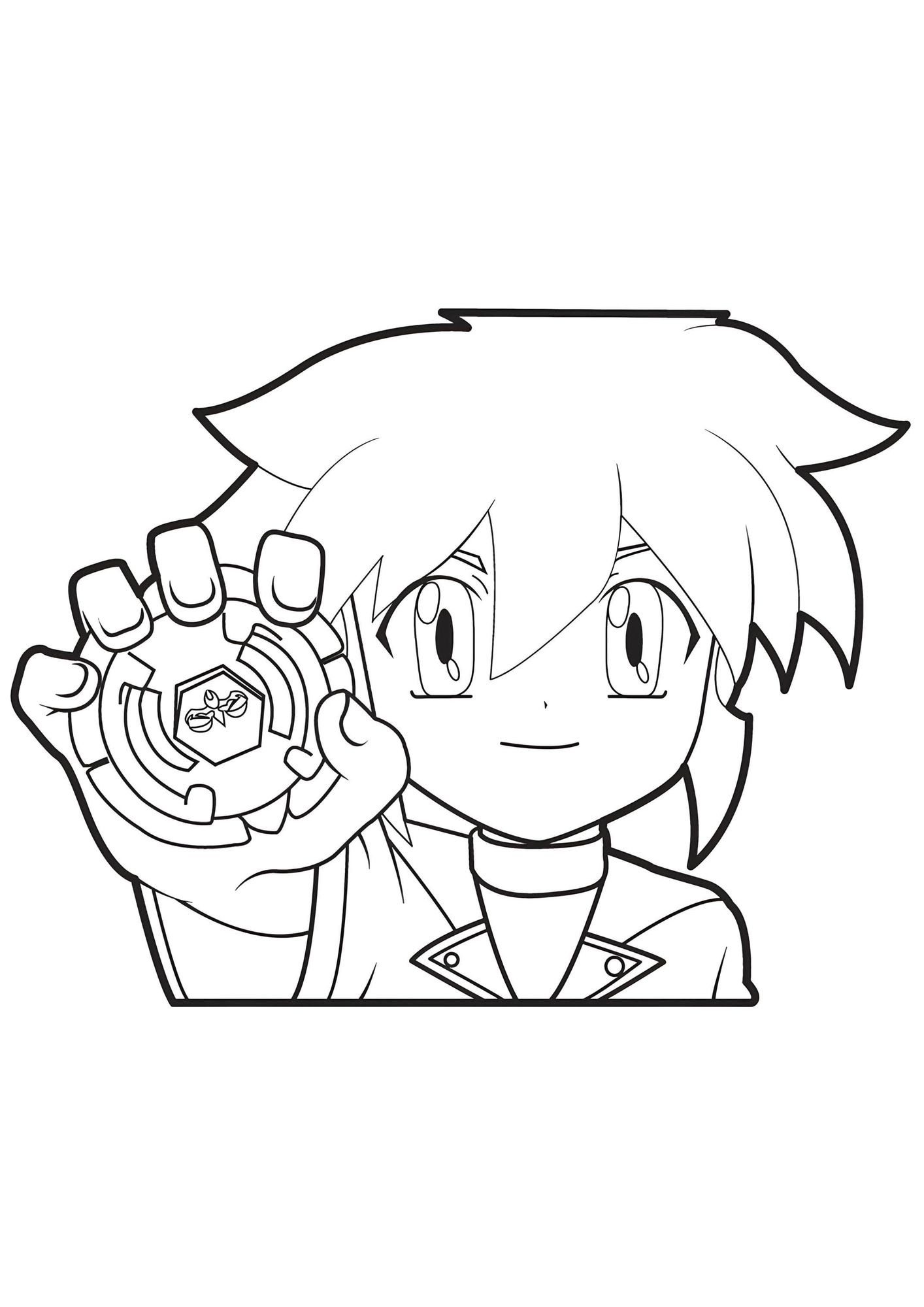 Beyblade Yu - Coloriages Dessins animes - Beyblade