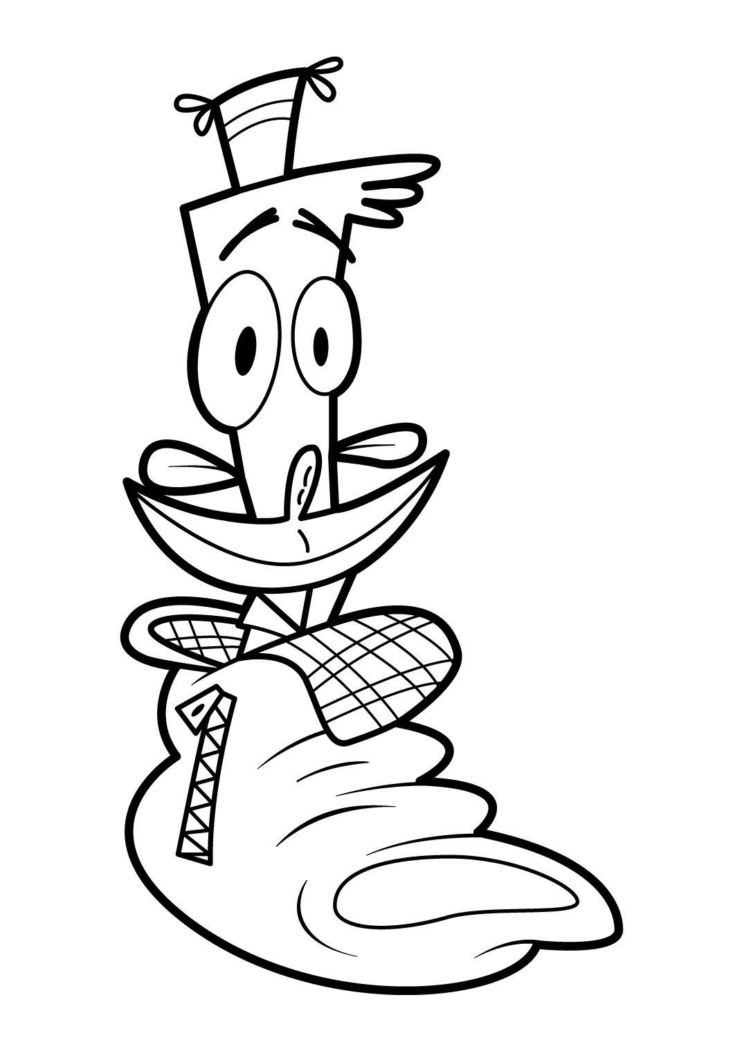 camp lazlo coloring page template