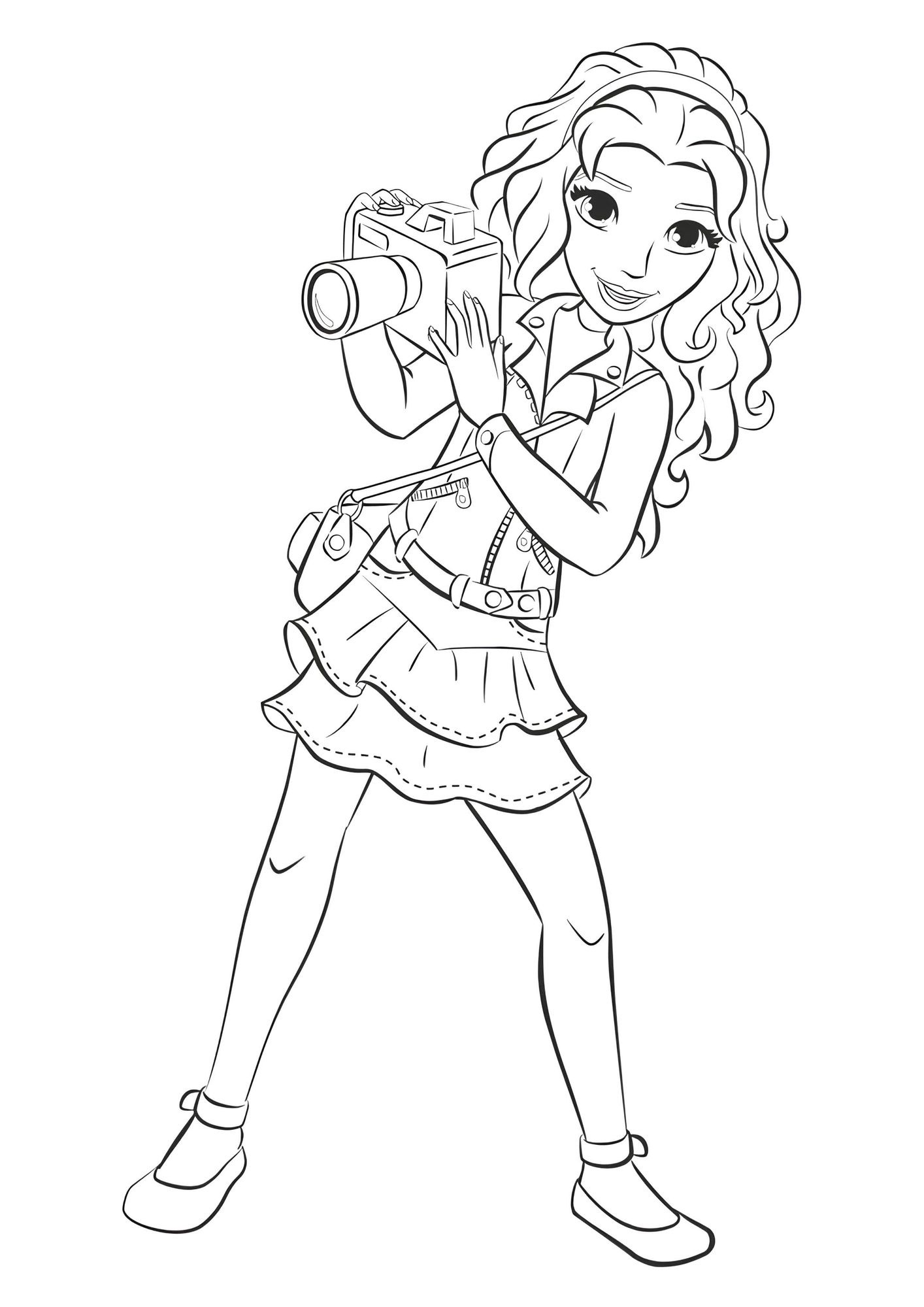 Coloriage Lego Friends Gratuit