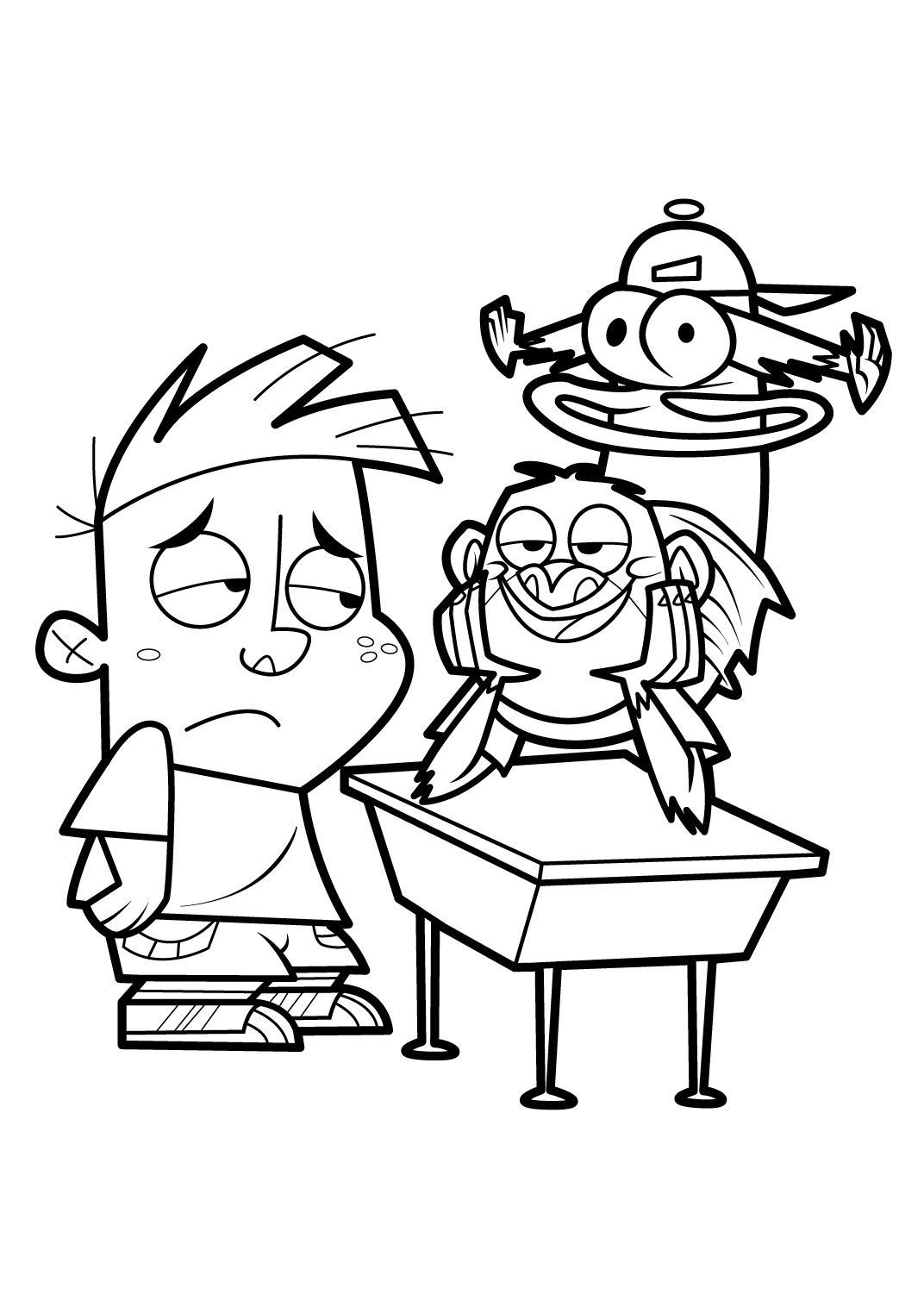 Mon Copain De Classe Est Un Singe Coloriage Mon copain de classe est un singe 11 - Coloriage Mon copain