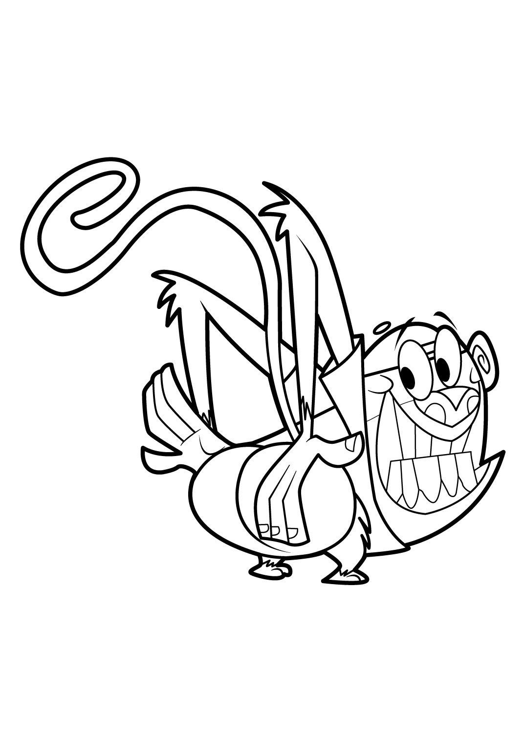 Mon Copain De Classe Est Un Singe Coloriage Mon copain de classe est un singe 17 - Coloriage Mon copain