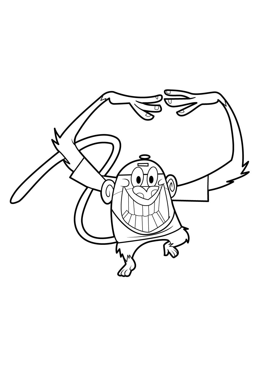 Mon Copain De Classe Est Un Singe Coloriage Mon copain de classe est un singe 18 - Coloriage Mon copain