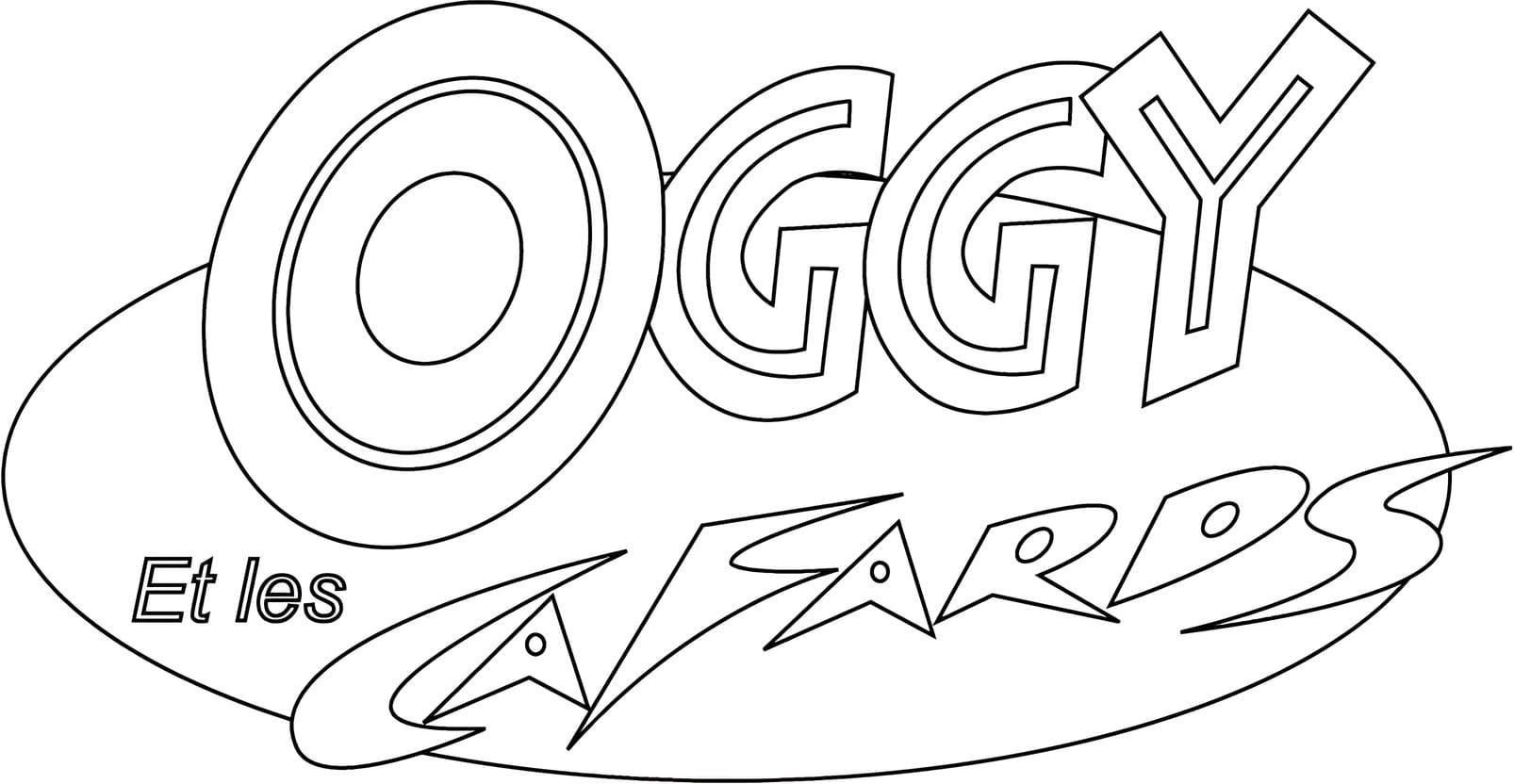 Oggy et les cafards 10 - Coloriages Dessins animes - Oggy et les cafards