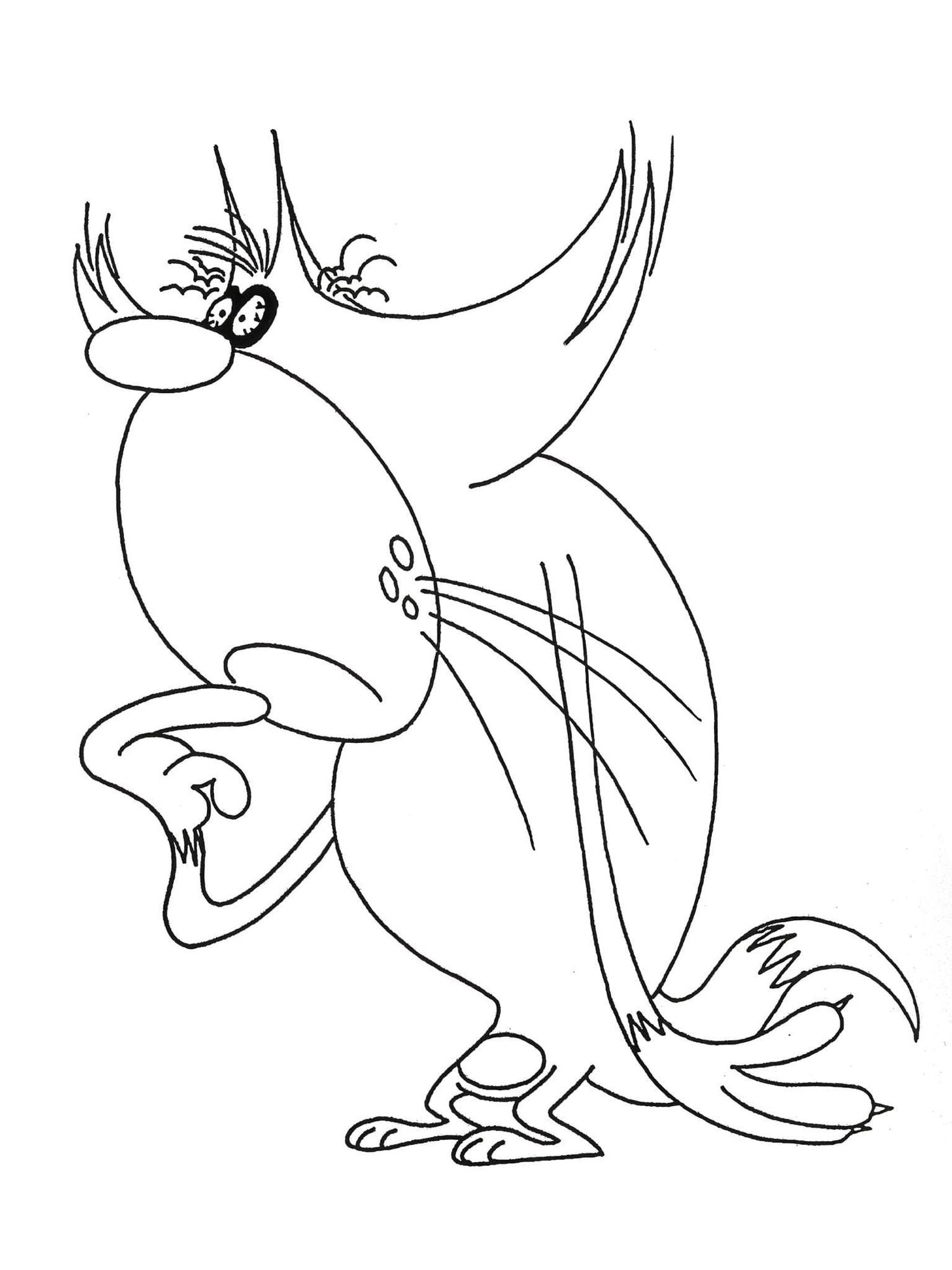 Oggy et les cafards 39 - Coloriages Dessins animes - Oggy et les cafards