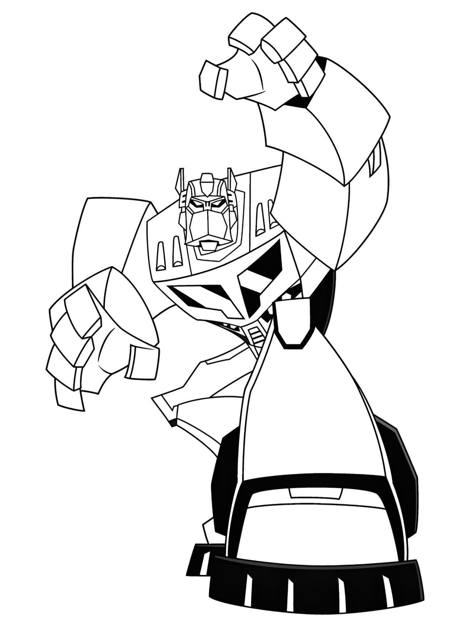 Coloriage Transformers : Optimus Prime 7 - Coloriage ...