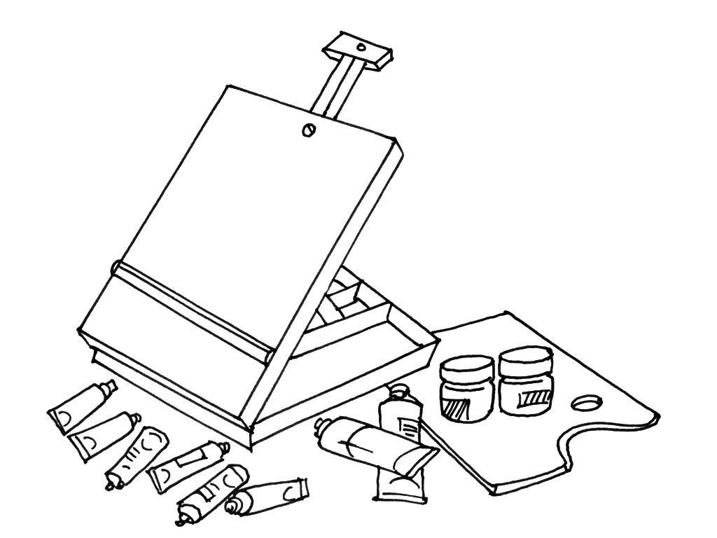 Peinture 7 - Coloriages Divers - Peintures