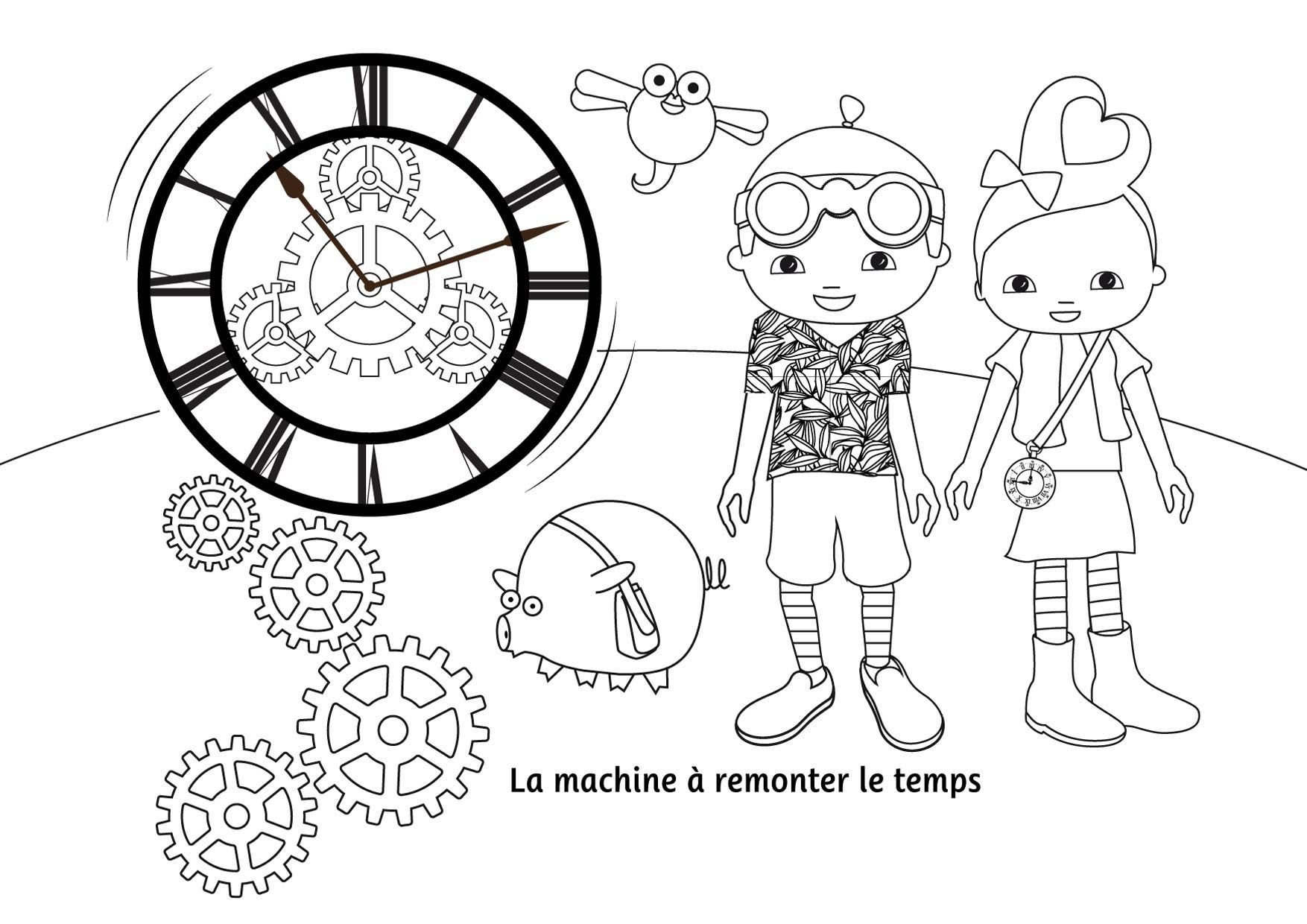 Dessin Machine A Remonter Le Temps Defi Ce2 Cm1 Confinement Invente Une Machine Dessine La Et