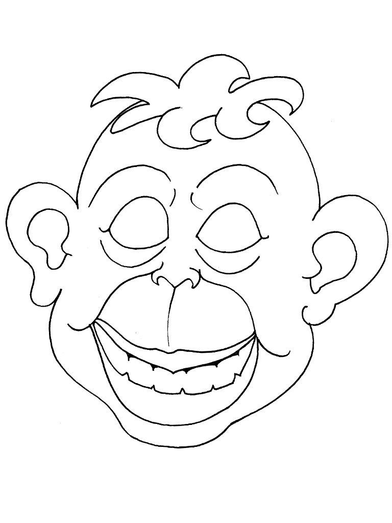 Masque 26 - Coloriages Fetes - Masques