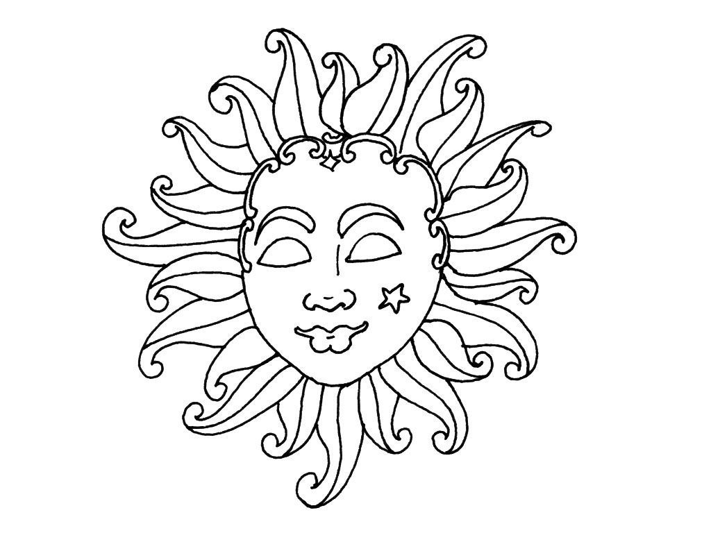 Masque 5 - Coloriages Fetes - Masques