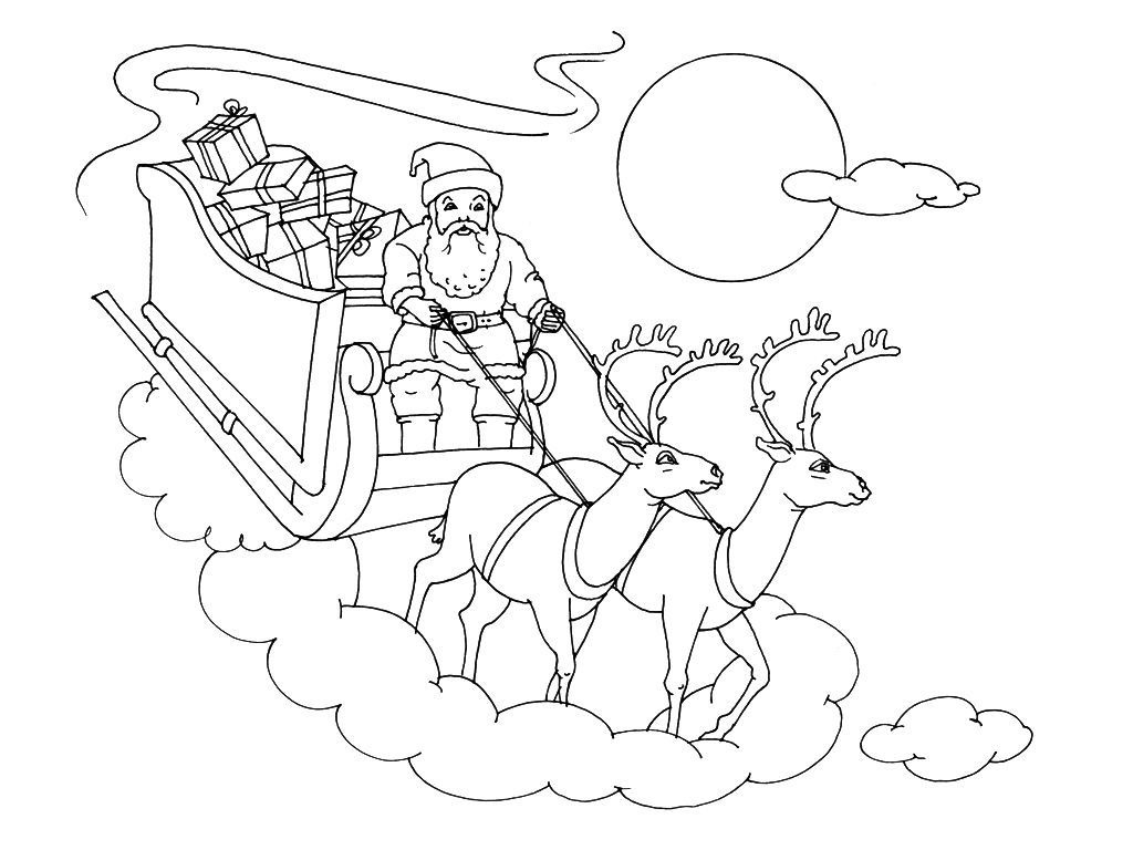 Get Coloriage Pere Noel A Imprimer 3 Pictures - The Coloring Pages Bilder