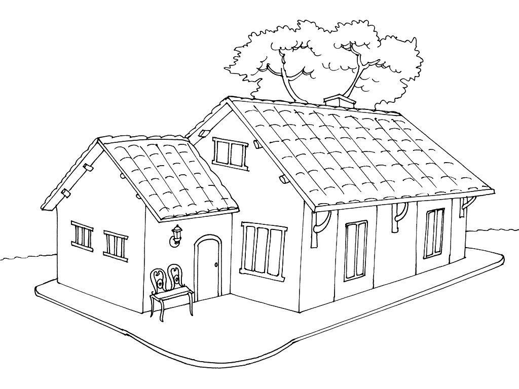 Coloriage Maison 5  Coloriage Maison  Coloriages Maison