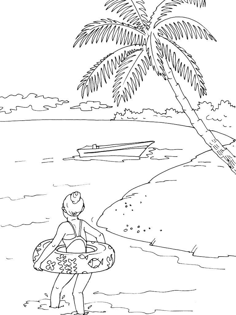 Coloriage de créatures de la mer amusantes