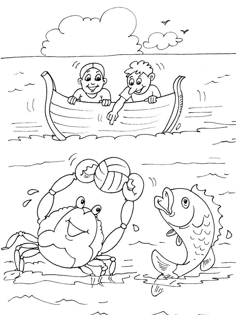 Coloriage Mer 28 - Coloriage Mer - Coloriages Nature