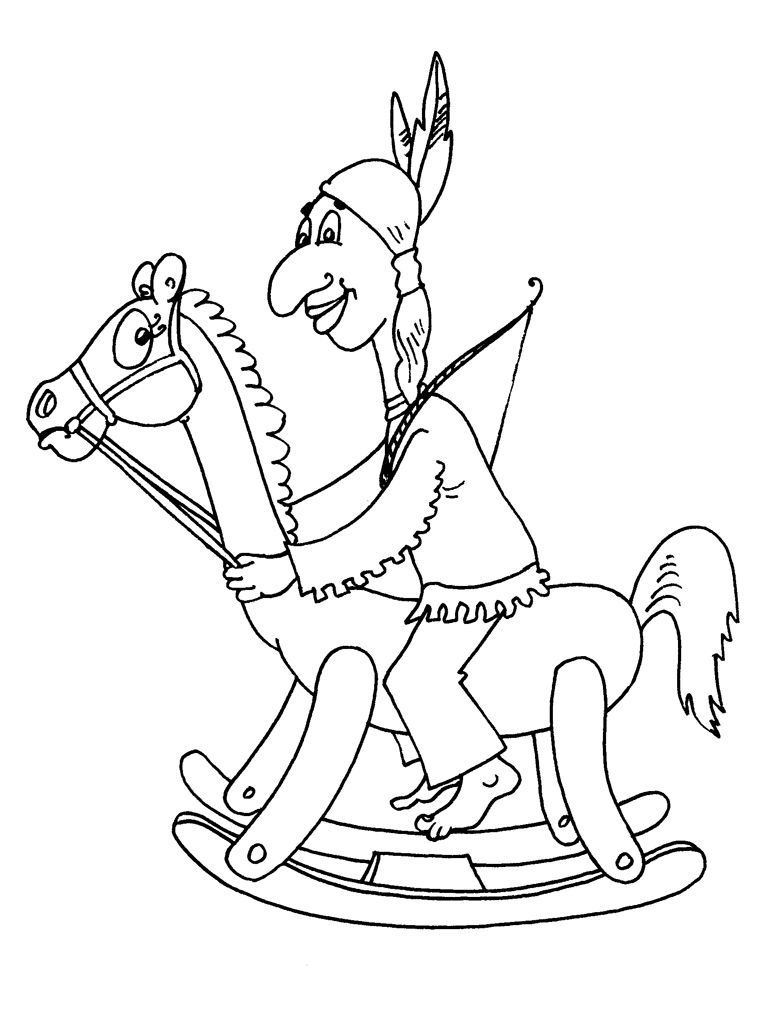 Coloriage Indien 24 - Coloriage Indiens - Coloriages ...