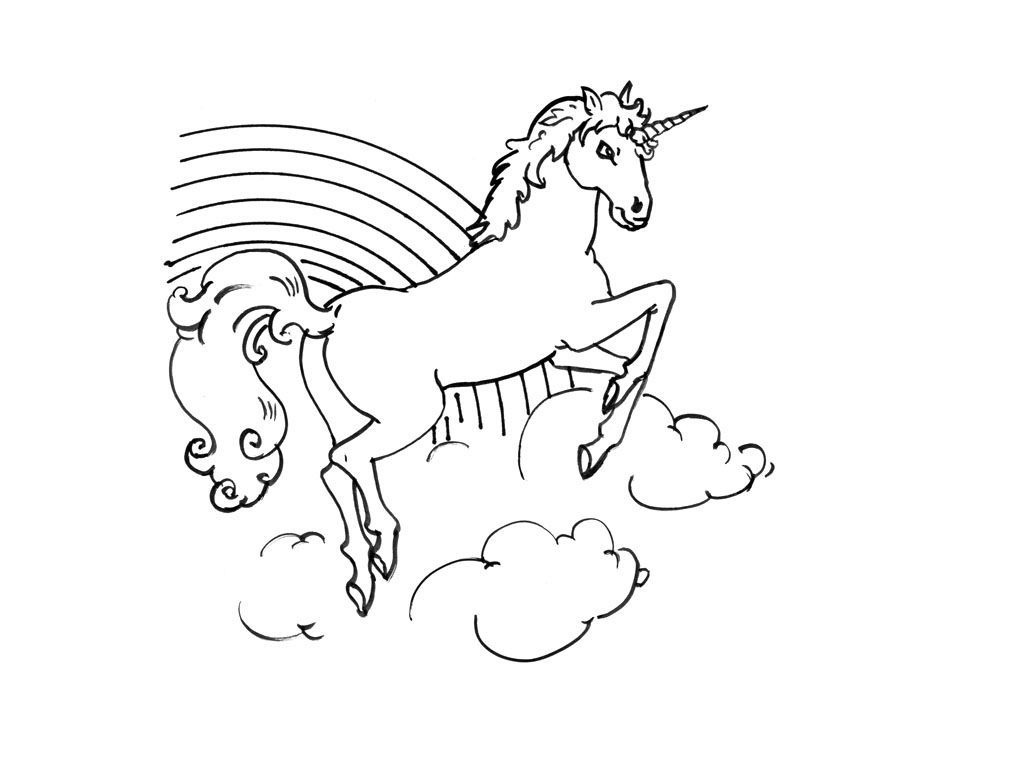 Coloriage Licorne 11 - Coloriage Licornes - Coloriages Personnages