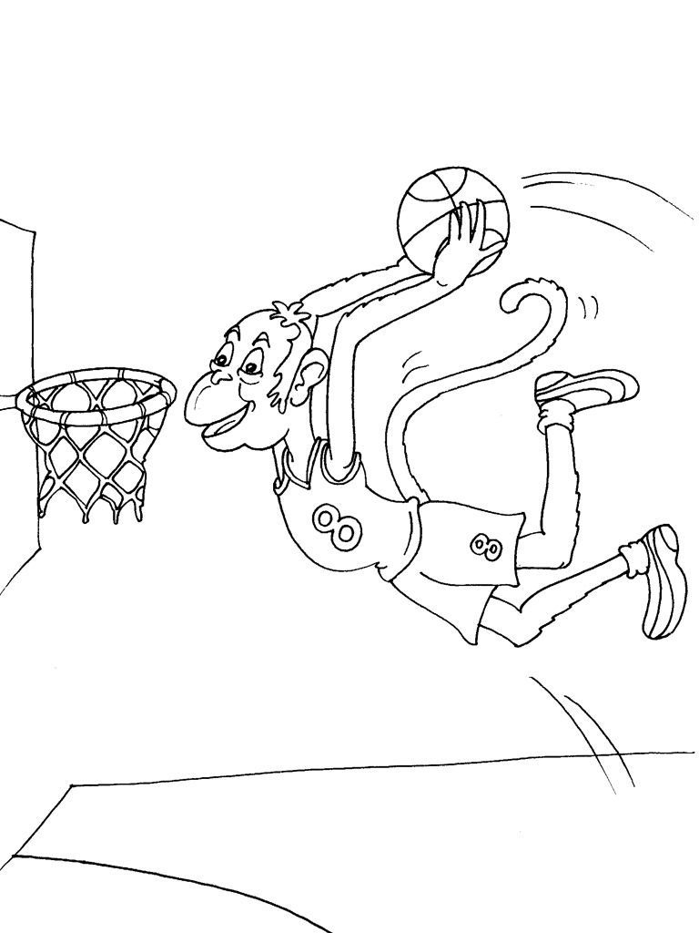 Basket 17  Coloriages Sports  Basket
