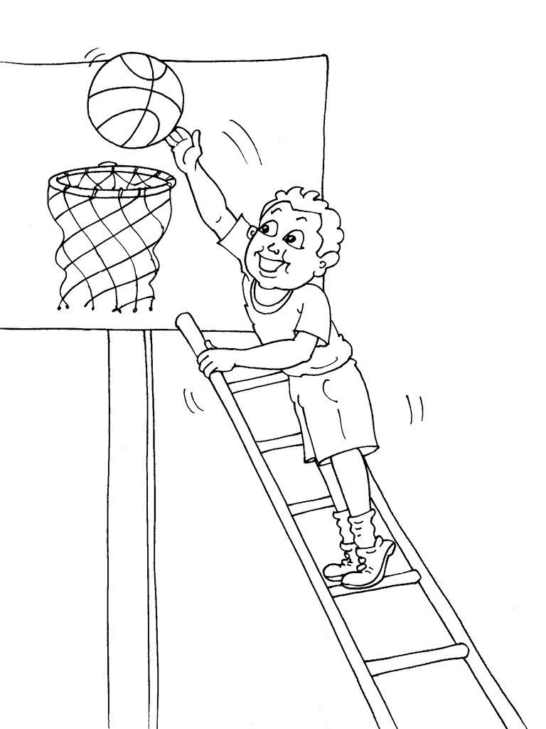Basket 30  Coloriages Sports  Basket