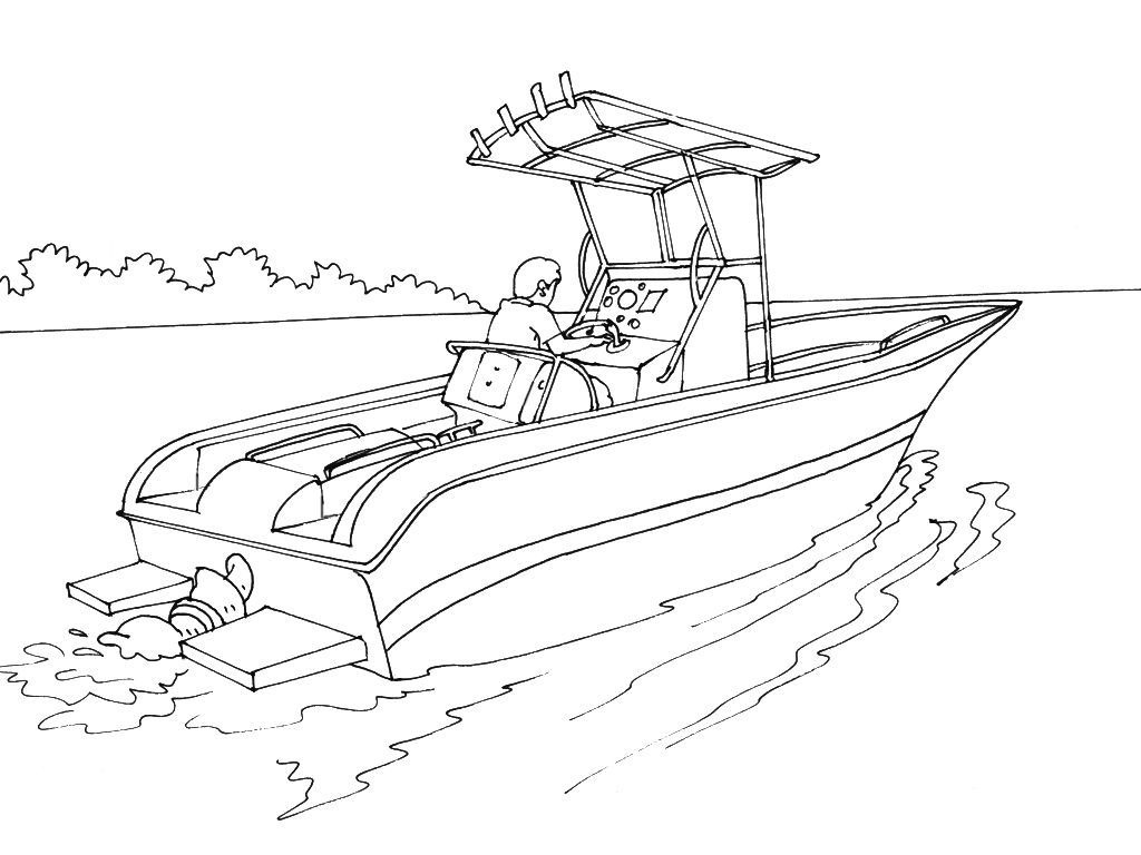 Bateau 5 - Coloriages Transports - Bateaux