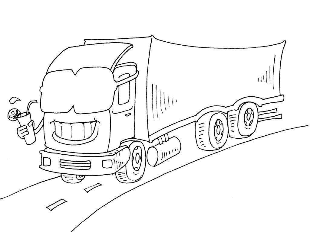Coloriage Camion 18  Coloriage Camions  Coloriages Transports
