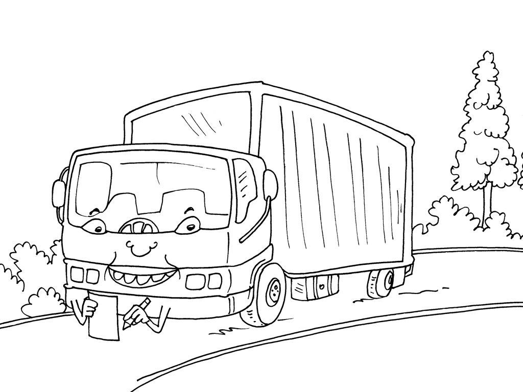 Camion 29  Coloriages Transports  Camions
