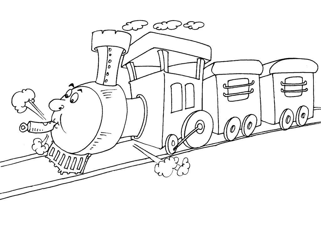 Coloriage Train 29  Coloriage Trains  Coloriages Transports
