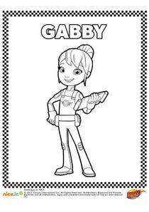 Coloriages Blaze Et Les Monster Machines à Imprimer