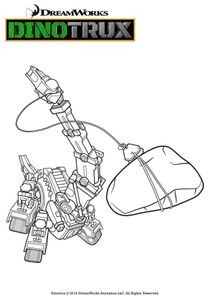 Coloriage dino trucks Outlet