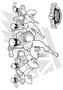 Coloriages Power Rangers Dinocharge à Imprimer Coloriages