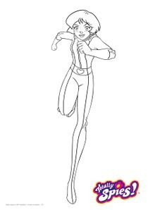 Coloriages Totally Spies à Imprimer Coloriages Dessins Animes