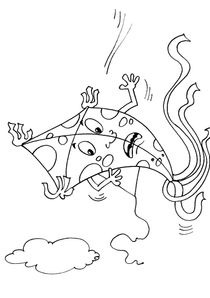 Coloriages Cerfs Volants A Imprimer Coloriages Divers