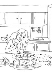Cuisine coloriage