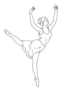 Coloriages Danseuses à Imprimer Coloriages Metiers