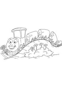 Coloriages Trains A Imprimer Coloriages Transports