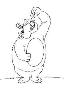 Coloriages Ours à imprimer - Coloriages Animaux