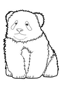 Coloriages Pandas à imprimer  Coloriages Animaux