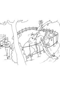 Coloriages Zoo à imprimer  Coloriages Animaux
