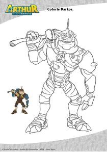 Arthur Et Les Minimoys Coloriage A Imprimer