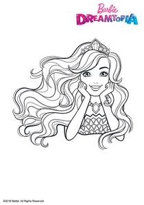 Coloriages Barbie Dreamtopia à imprimer  Coloriages Dessins animes