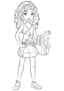 Coloriages LEGO Friends à imprimer  Coloriages Dessins animes